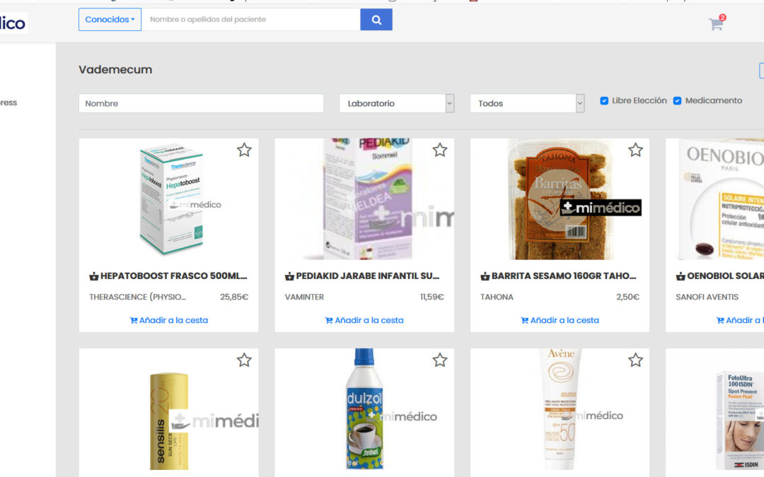 8 Vademecum y pedidos consulta