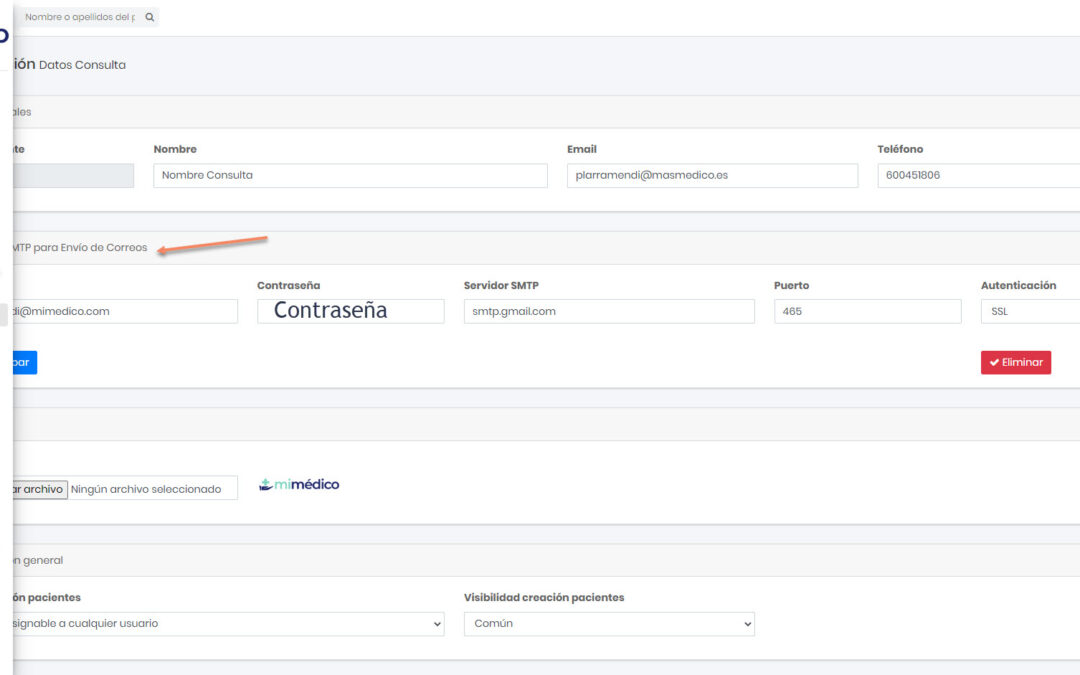 91 – Configurar E-mail Consulta en Mimedico.com