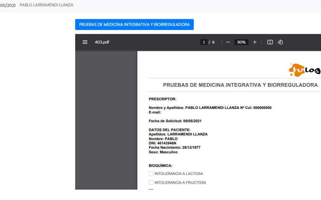 29 Mejora Volantes (documentos personalizados a paciente)