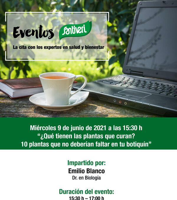 📩 Nuevo webinar: 10 plantas que no deberían faltar en tu botiquín.