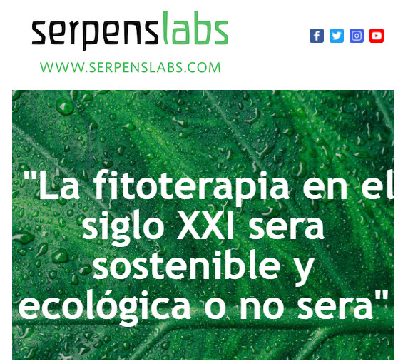 SerpensLabs «La fitoterapia en el siglo XXI será ecologica y sostenible o no será»