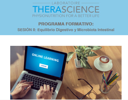 Recordatorio inscripción–> SESIÓN II: Equilibrio Digestivo y Microbiota Intestinal