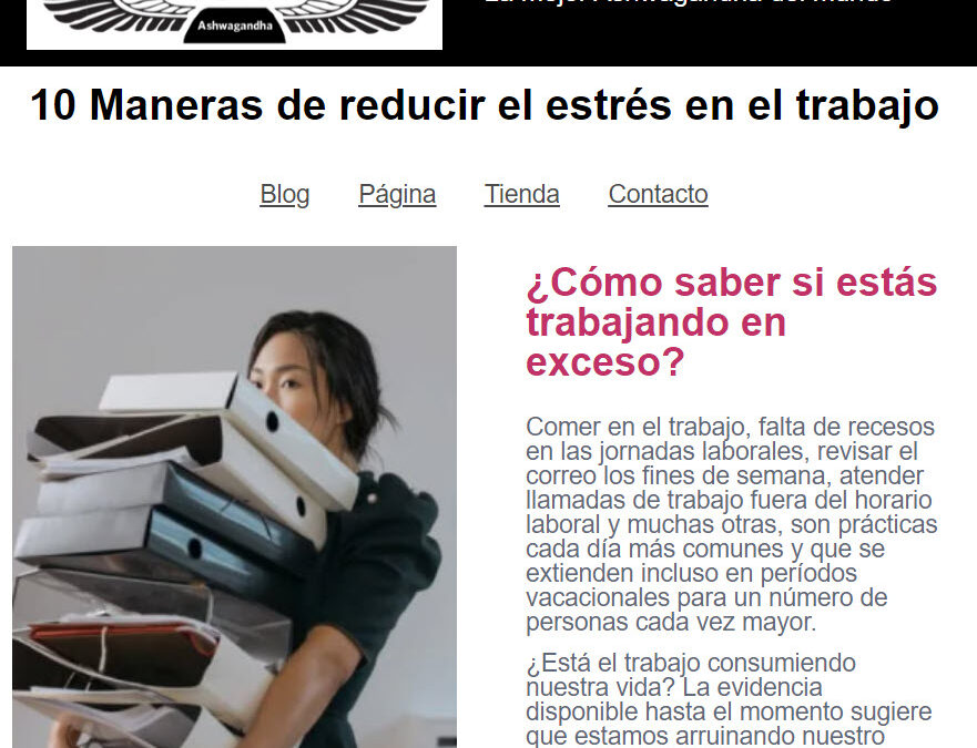 10 maneras de reducir el estrés en el teletrabajo