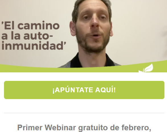 📣 MAÑANA es nuestro primer WEBINAR GRATUITO de febrero ‘EL CAMINO A LA AUTOINMUNIDAD’🙊😍