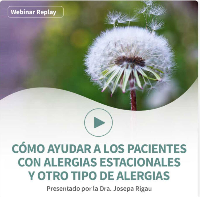 Webinar replay –  Cómo ayudar a pacientes con alergias estacionales y otro tipo de alergias