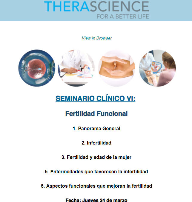 SEMINARIO CLÍNICO VI: Fertilidad Funcional