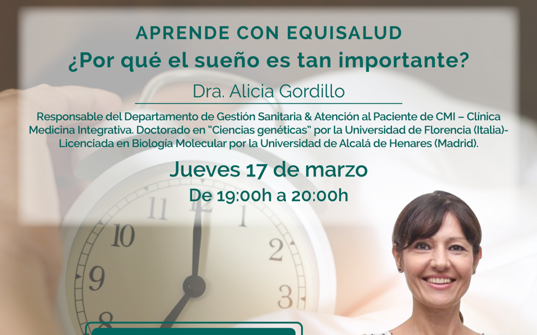 Si no pudo ver la formación «¿Por qué el sueño es tan importante?» hágalo ahora