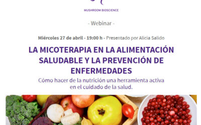 ¡Nueva formación online! Micoterapia, alimentación saludable y  prevención de enfermedades.