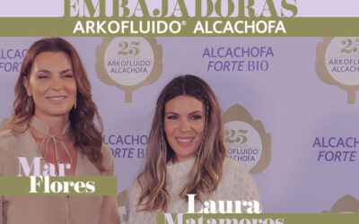 Mar Flores y Laura Matamoros, embajadoras de Arkofluido® Alcachofa 🌿💜