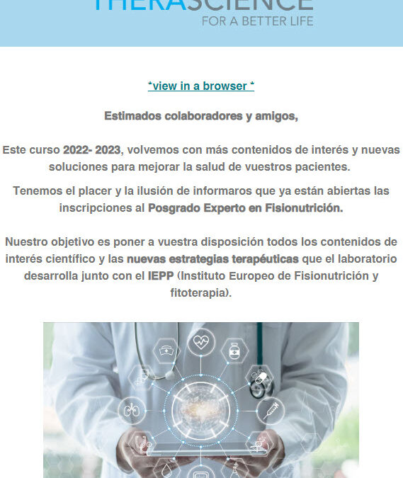 Posgrado Experto en Fisionutrición 2022 – 2023