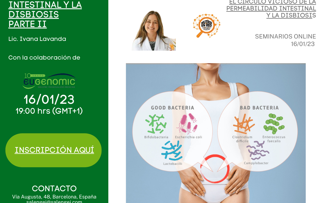 El circulo vicioso de la permeabilidad intestinal y la Disbiosis PARTE II Cómo tratarla