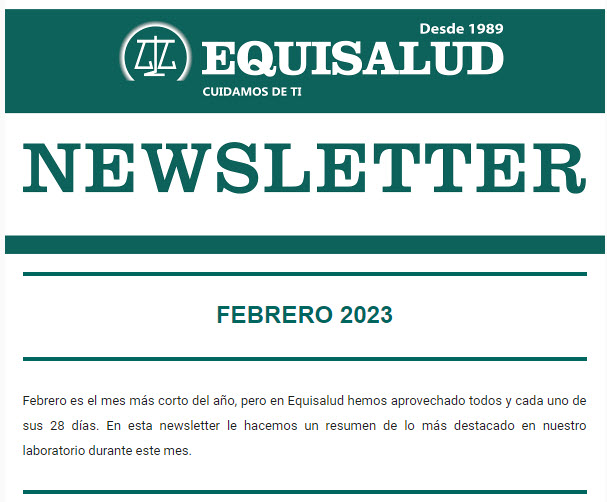 Newsletter de Equisalud: febrero 2023