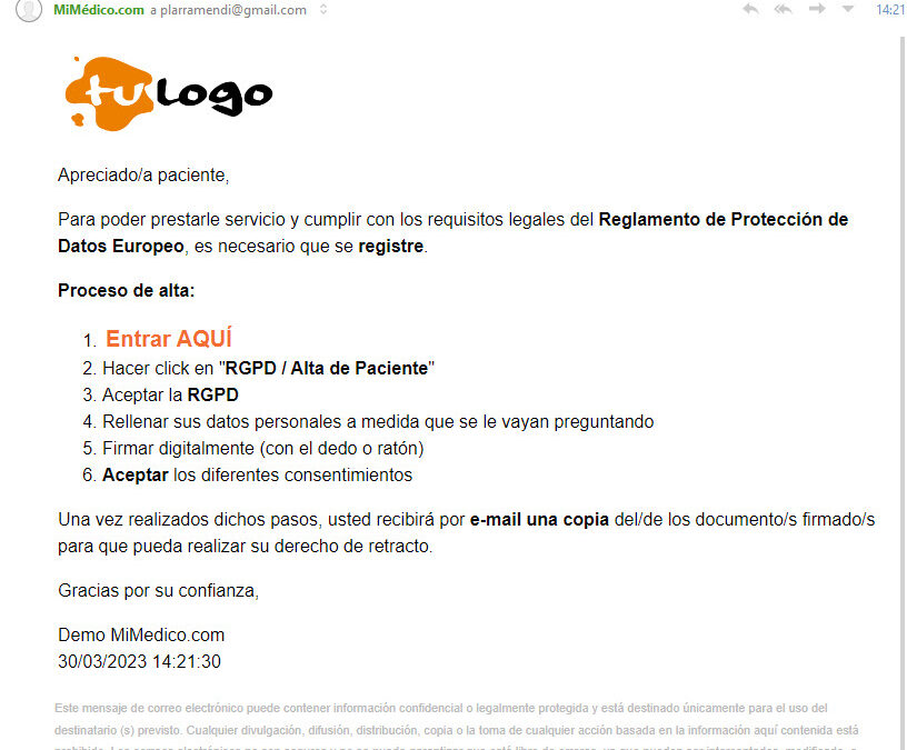 47 Alta paciente / Registro Paciente