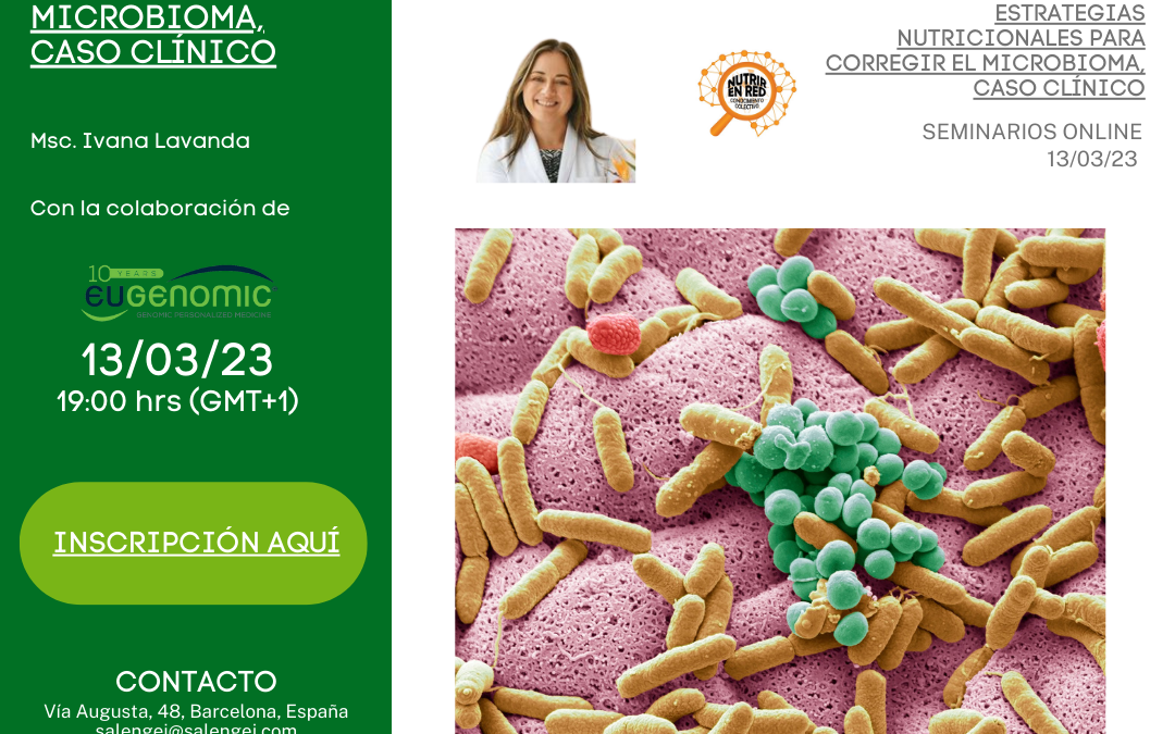 Estrategias nutricionales para corregir el microbioma