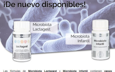De nuevo disponibles Microbiota Infantil y Microbiota Lactagest