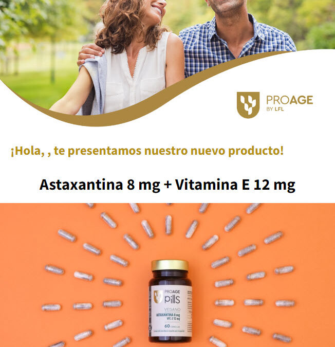 Astaxantina 8 mg + Vitamina E 12 mg