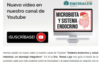 Nuevo video en nuestro canal de Youtube: Sistema endocrino y salud intestinal