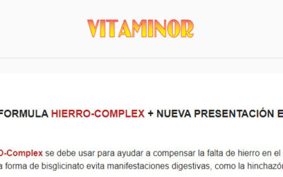 Nueva formula HIERRO-Complex (Vegan)