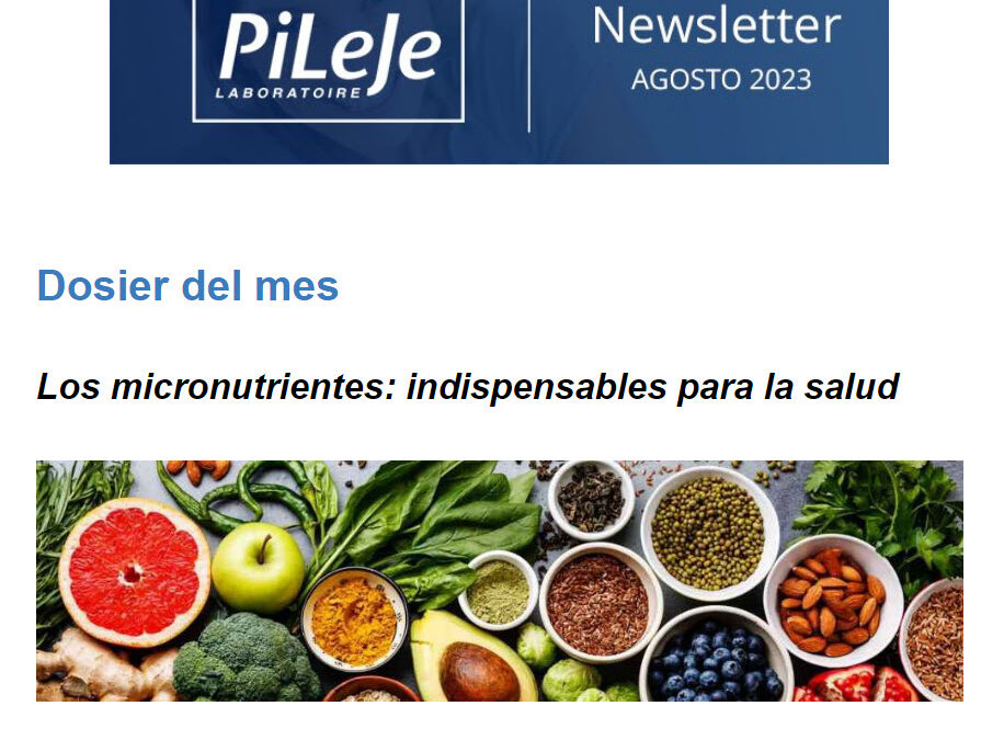 Info Salud Agosto | Los micronutrientes: indispensables para la salud