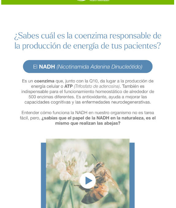 NADH: Definición y beneficios para la salud de tu paciente