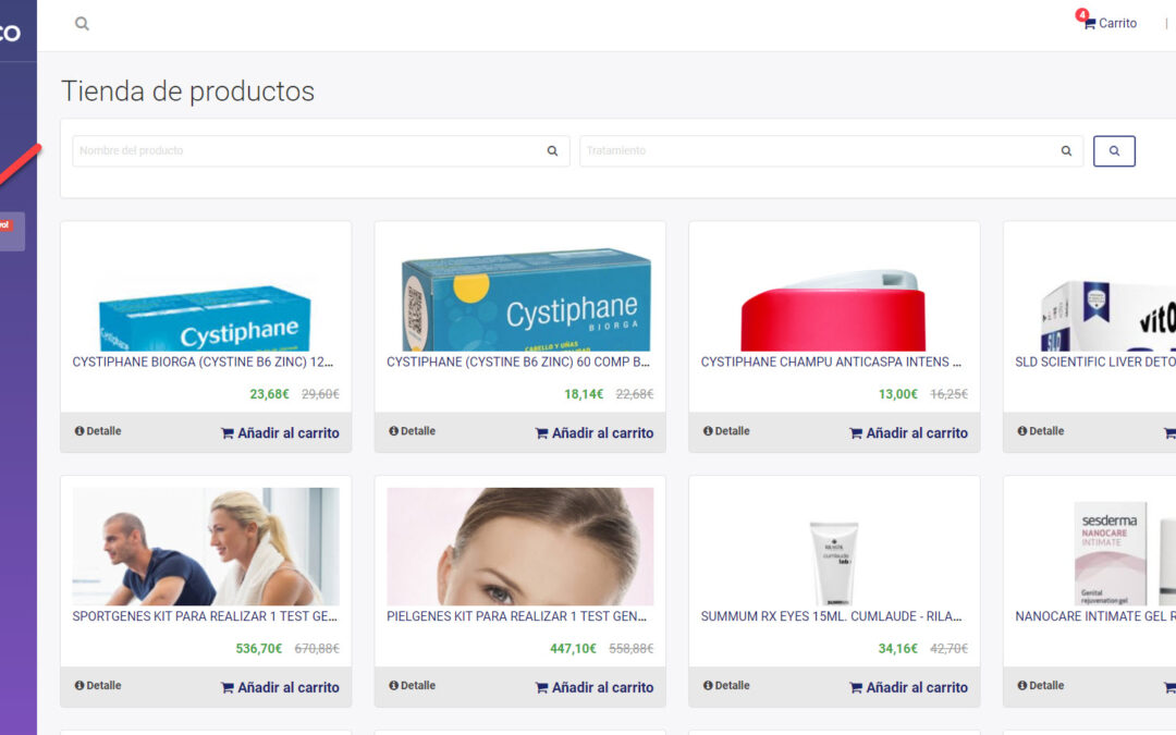 67 Proceso compra Tienda en MiMedico.com