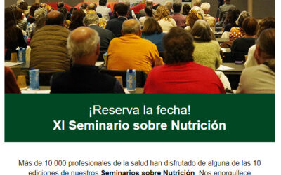¡Reserva la fecha! / XI Seminario sobre Nutrición