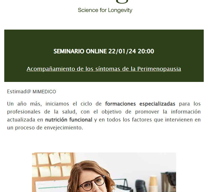 SEMINARIO Acompañamiento de los síntomas de la perimenopausia