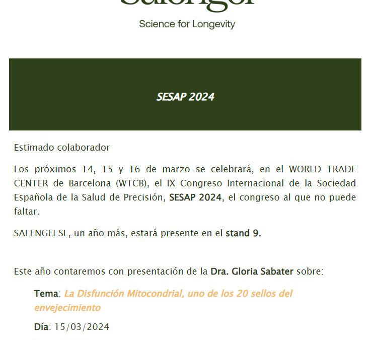 Save the date – SESAP 2024