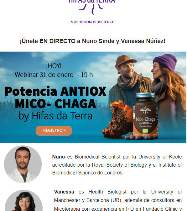 ¡EN DIRECTO HOY! Más de 550 profesionales. Webinar Hifas