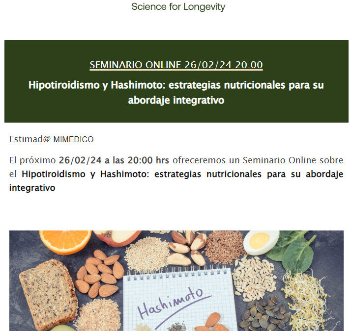 Hipotiroidismo y Hashimoto: estrategias nutricionales para su abordaje integrativo