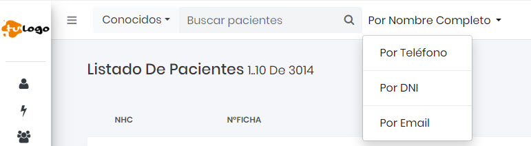 75 – Mejora en la Búsqueda de pacientes