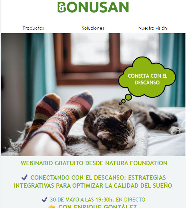 💤 Conecta con el descanso con este webinario gratuito