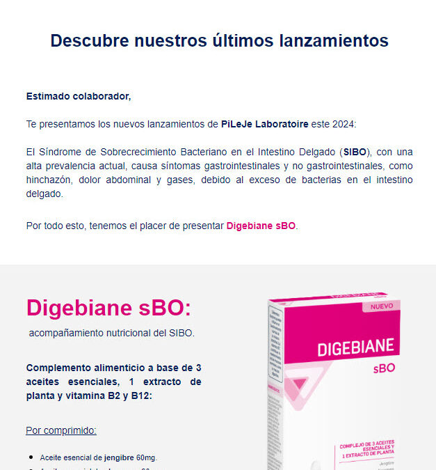 Presentamos: Digebiane sBO, Melioran® Psychobiotic y Feminabiane Íntima