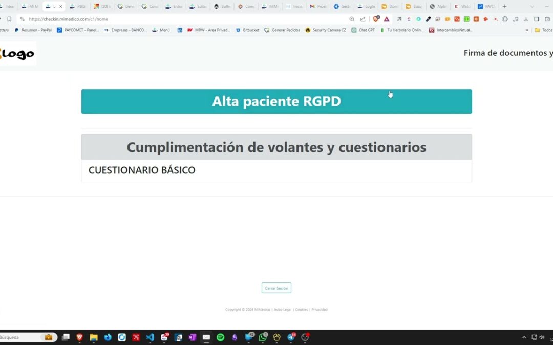 88 – Alta manual de un Paciente e Invitación firma RGPD