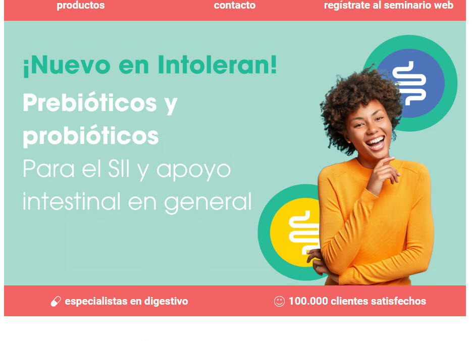 ¡Nuevo en intoleran! – Para el SII y apoyo intestinal en general