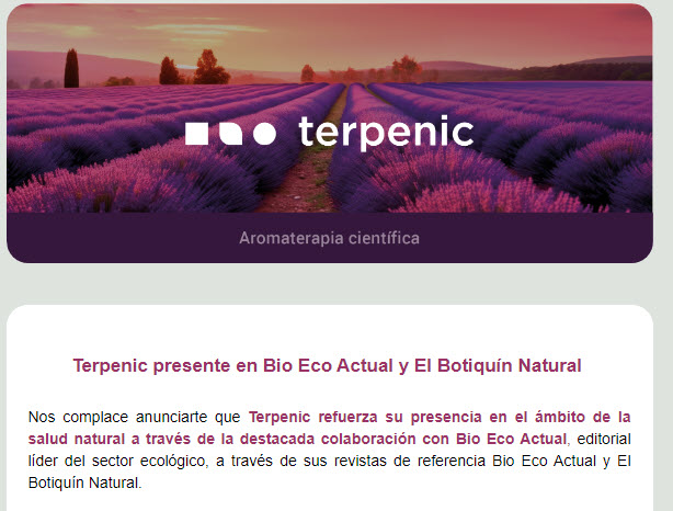 🗞️🌿 Terpenic presente en Bio Eco Actual y El Botiquín Natural