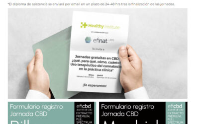 Healthy Institute te invita a las Jornadas gratuitas presenciales en CBD de Efinat Labs