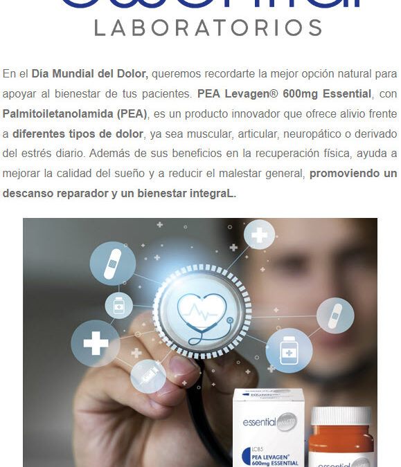 PEA Levagen®Essential: Innovación natural para el cuidado del dolor en el «Día Mundial del Dolor» 💊