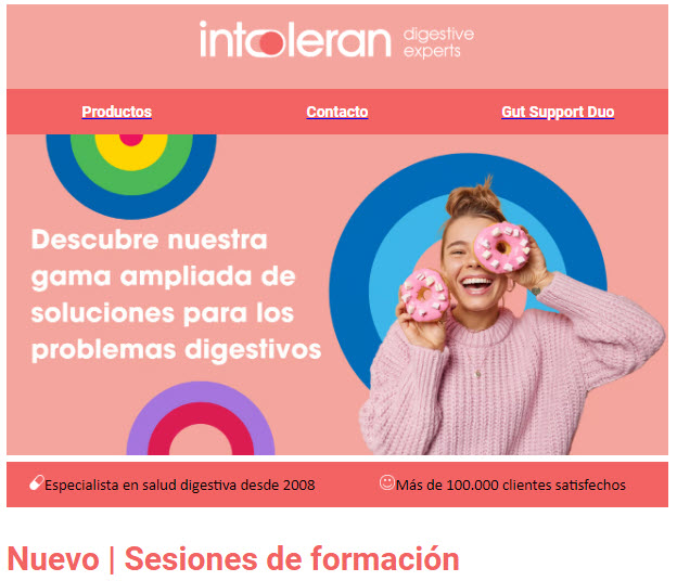 Nuevas Sesiones de formación intoleran