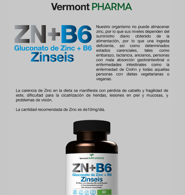 La importancia del Zinc+B6