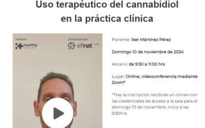 Webinar gratuito sobre CBD: Uso terapéutico del cannabidiol en la práctica clínica 