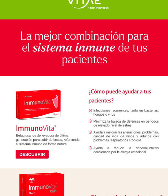 Conoce las combinaciones para que tus pacientes tengan un sistema inmune reforzado