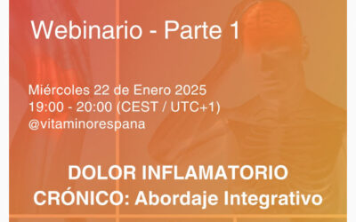 Invitación webinar «DOLOR INFLAMATORIO CRÓNICO: Abordaje Integrativo» 222025 19h