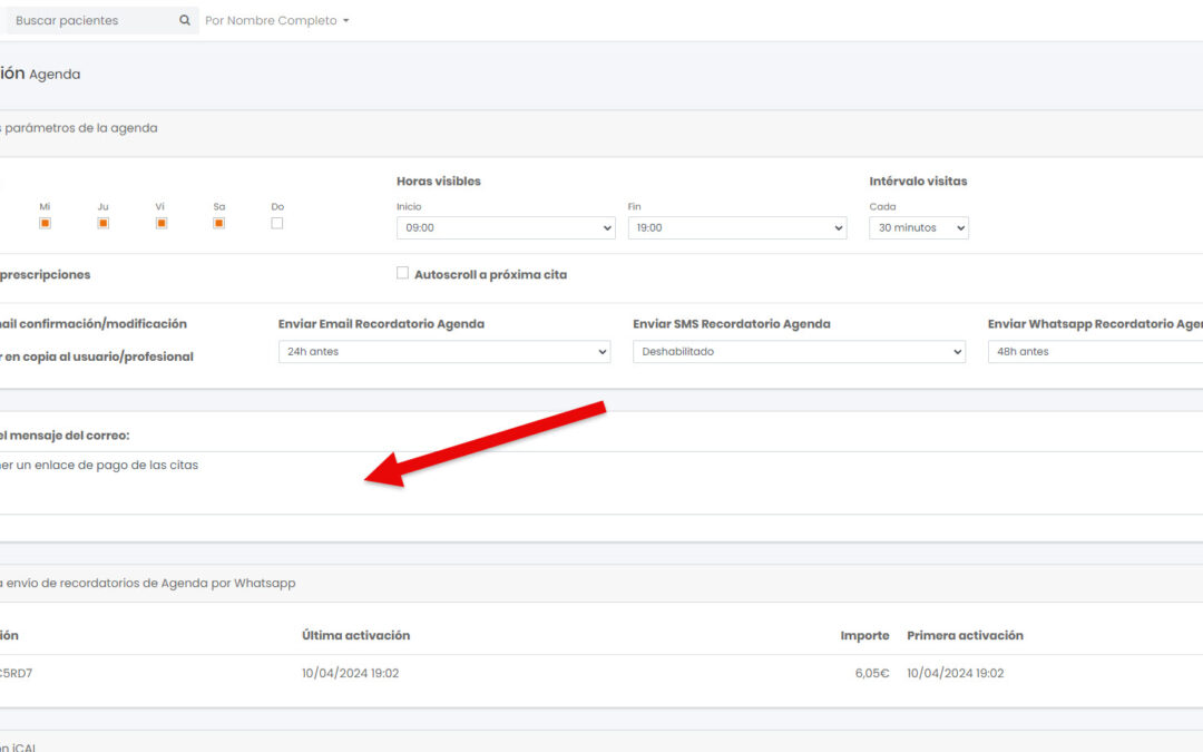 93 – Texto personalizado Mail citas y copia profesional