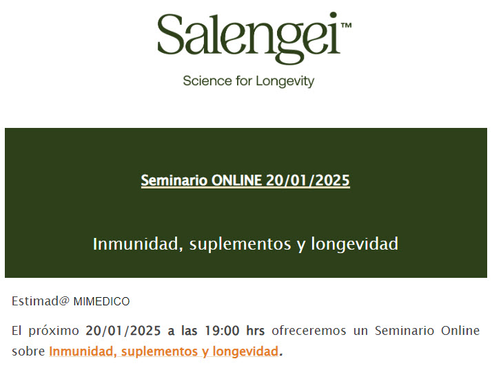 Inmunidad, suplementos y longevidad