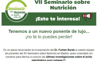 Ocasión única / XII Seminario sobre Nutrición