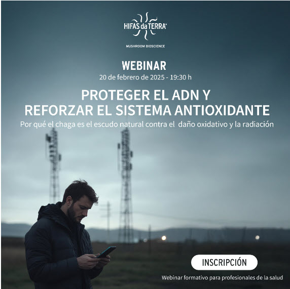 ¡NUEVO WEBINAR! PROTEGER EL ADN Y REFORZAR EL SISTEMA ANTIOXIDANTE