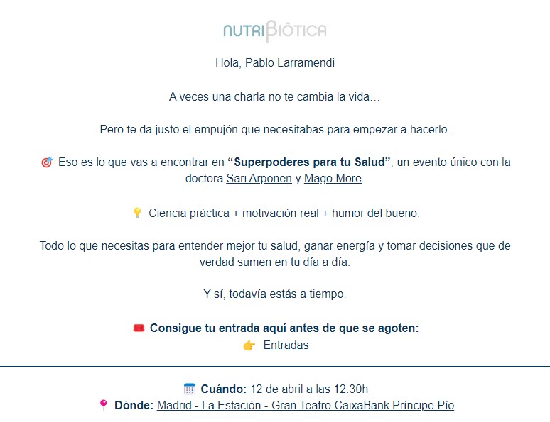 ⏰ ¿Te lo vas a perder? Aún estás a tiempo de conseguir tu entrada