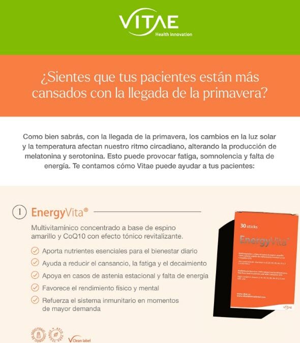 Conoce las mejores combinaciones para combatir la astenia para tus pacientes