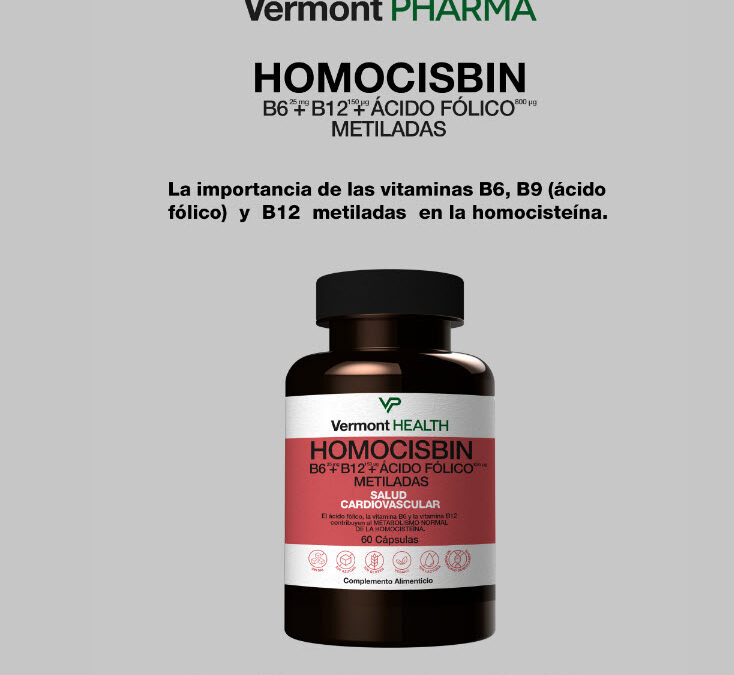 Homocisbin (B6+B9+B12 metiladas) y la homocisteína